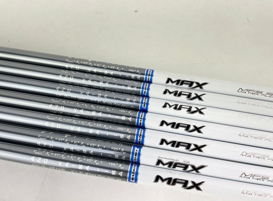 Matrix Ozik White Tie Iron Shaft Set (7) X4 60S Stiff Graphite 42”/0.370/13836